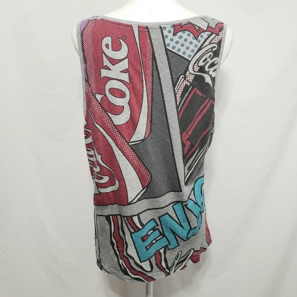 Bershka Coca-Cola Tank Top Size Small - Picture 5 of 6